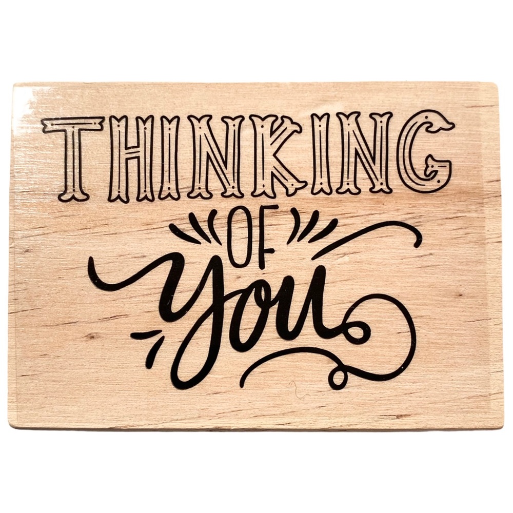 Recollections Stamp 3.25” Thinking of You